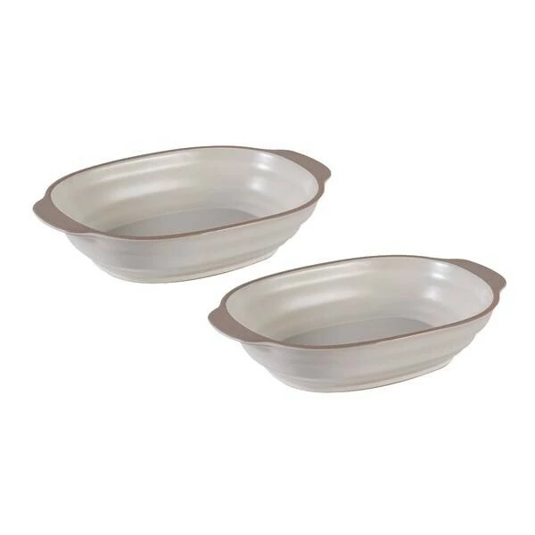 Ladelle Auflaufform Oval 2er Pack Clyde Kokosnuss 1 Ladelle Auflaufform Oval 2er Pack Clyde Kokosnuss