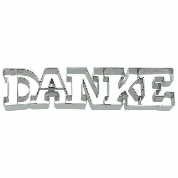 RBV Birkmann Ausstecher Danke 15,5 Cm Edelstahl Mit Innenprägung