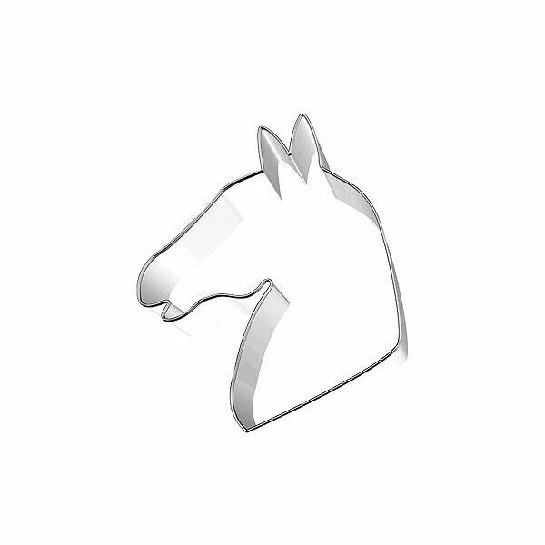 RBV Birkmann Ausstecher Edelstahl Pferdekopf 7cm