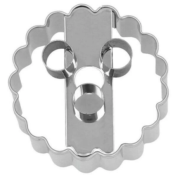 RBV Birkmann Ausstecher Linzer 5 Cm 3 Löche Edelstahl