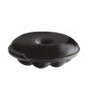 Emile Henry Brotbackform Brötchenkranz 30 Cm Kohle