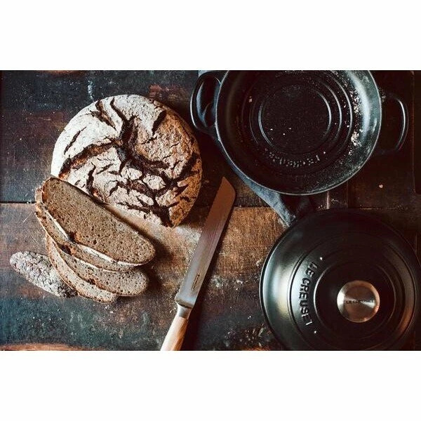 Le Creuset Brot Bräter 25 Cm Signature Schwarz – Bild 2