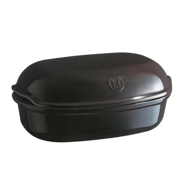 Emile Henry Brotbackform 34x21 Cm Artisan Kohle 1 Emile Henry Brotbackform 34x21 Cm Artisan Kohle