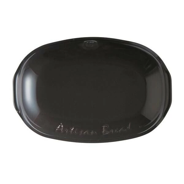 Emile Henry Brotbackform 34x21 Cm Artisan Kohle 2 Emile Henry Brotbackform 34x21 Cm Artisan Kohle – Bild 2