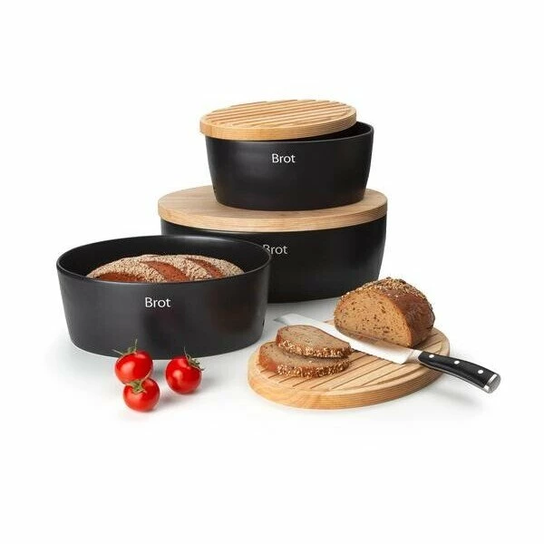 Continenta Brottopf 36x23 Cm Schwarz – Bild 2