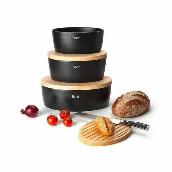 Continenta Brottopf 36x23 Cm Schwarz – Bild 3