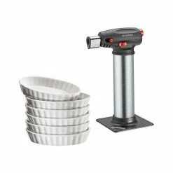 Küchenprofi Creme-Brulee-Set 7-tlg. 6 Schälchen Und Brenner