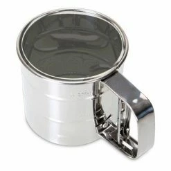 Städter Einhand-Mehlsieb 350 G Silber