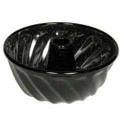 Riess Gugelhupfform Durchmesser 22cm Emaille Schwarz