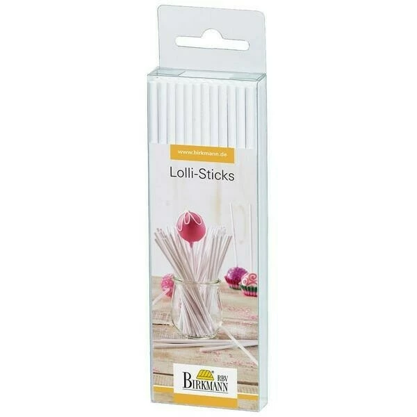 RBV Birkmann Lolli-Sticks 15cm 48 Lolli-Sticks Für CakePops