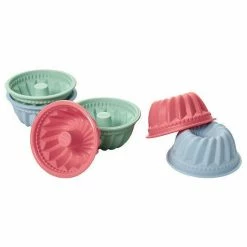 Lurch Mini-Gugelhupfform 6er-Set Flexiform Pastell-Mix