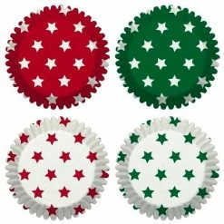 RBV Birkmann Papierbackförmchen Sterne 100 Stk. Mehrfarbig