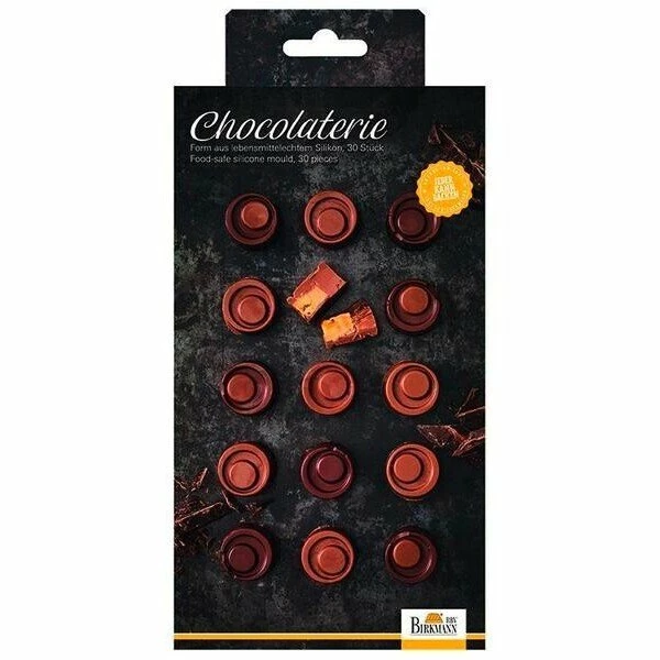 RBV Birkmann Pralinen-/ Schokoladenform 2-t Toffee Silikon 21 X 11,5 Cm – Bild 3