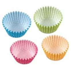 Städter Papier-Backförmchen 3 Cm Retro Farbig Sortiert