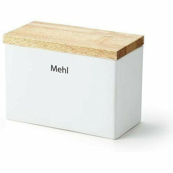 Continenta Vorratsdose Mehl 20x10 Cm Weiß