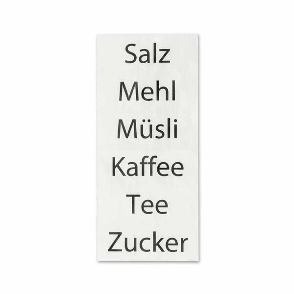 Continenta Vorratsdose Mehl 20x10 Cm Weiß – Bild 2